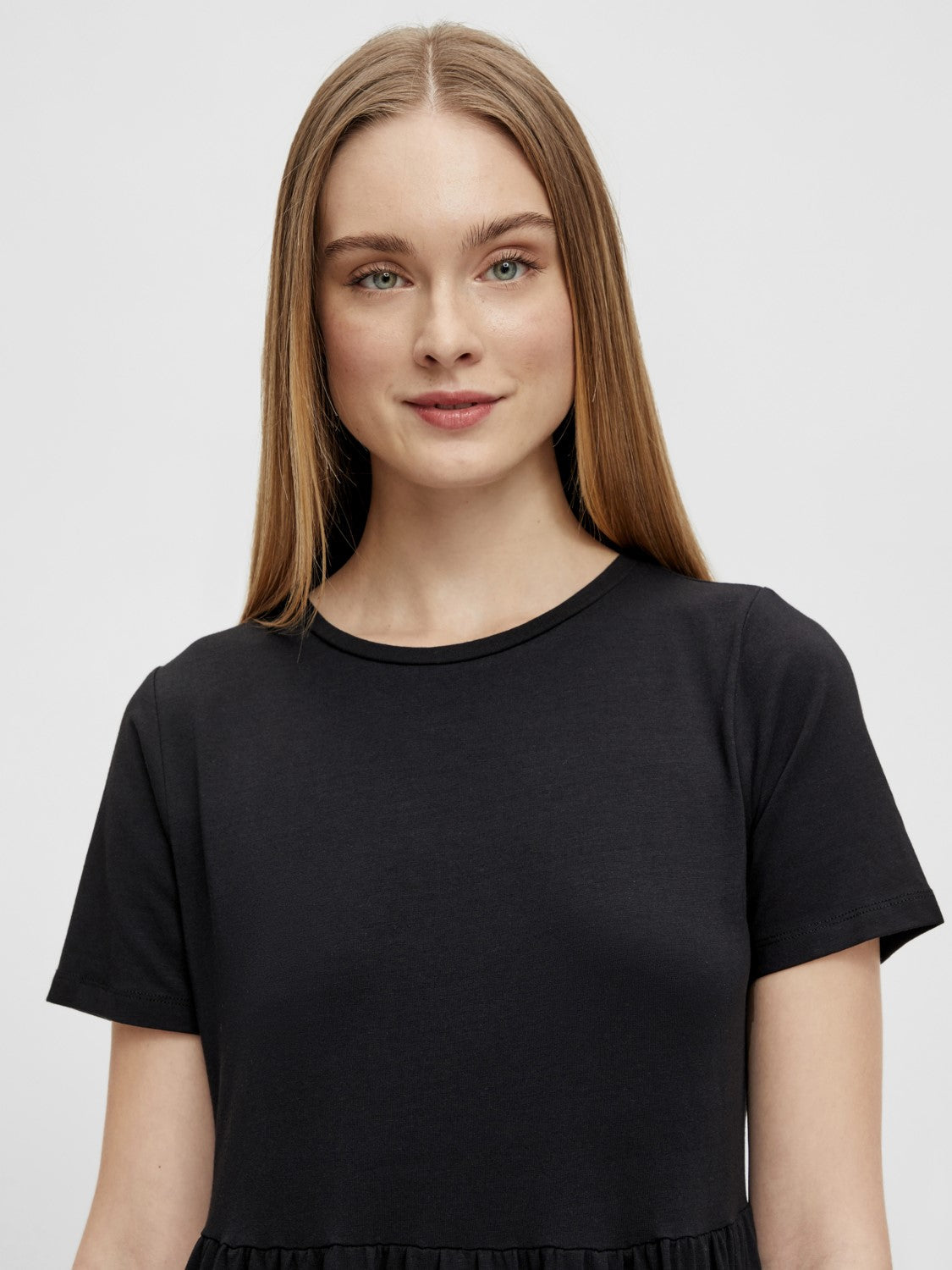 Stephanie Smock Dress (Black)