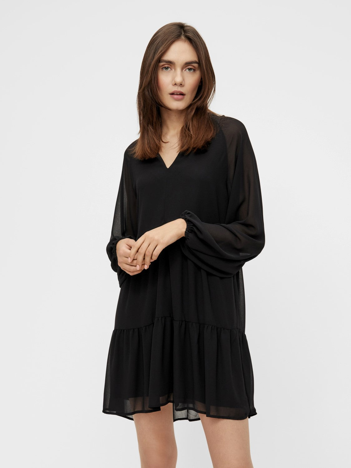 Braylon Smock Dress (Black)