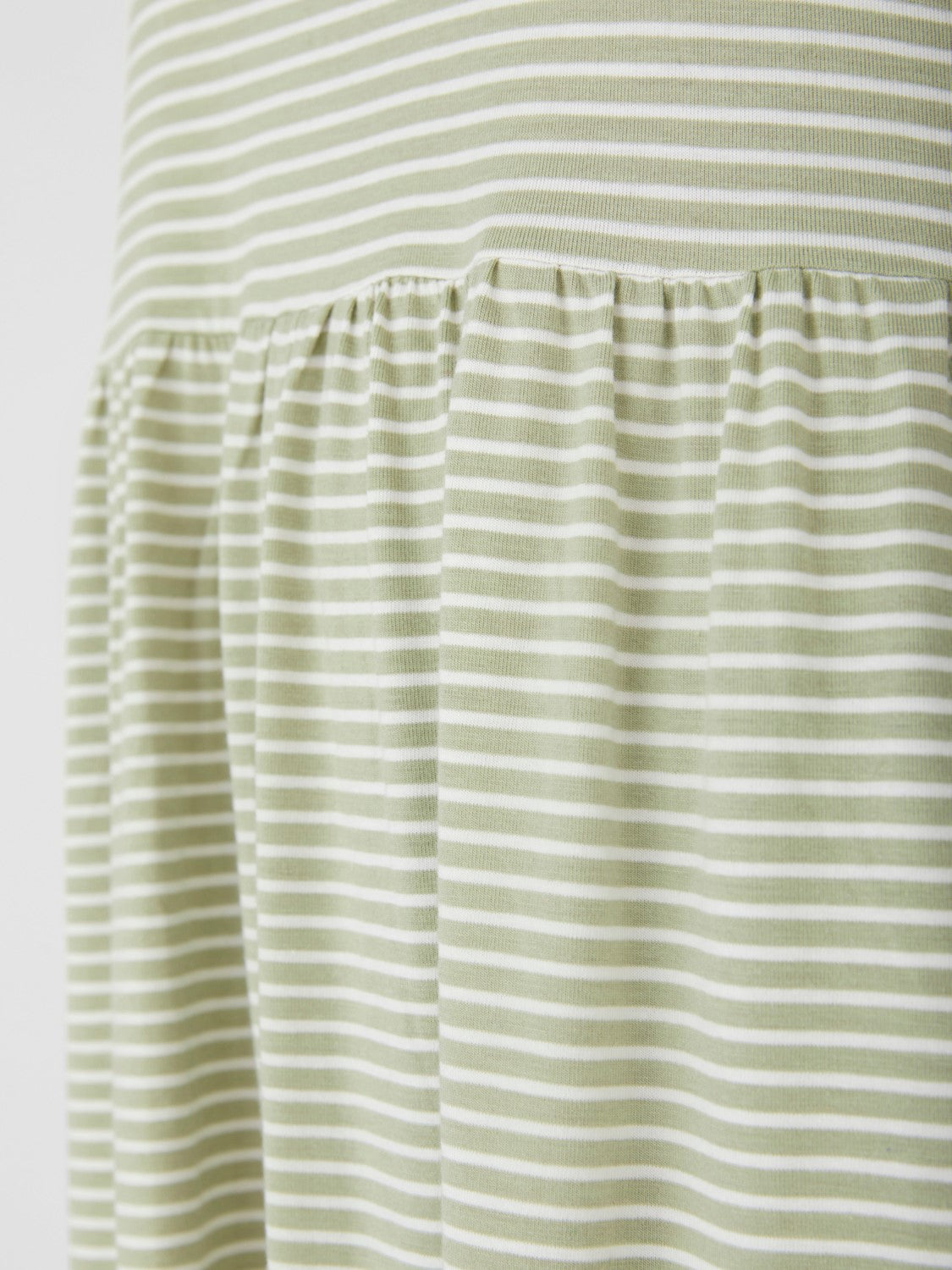 Stephanie Smock Dress (Seagrass/White)