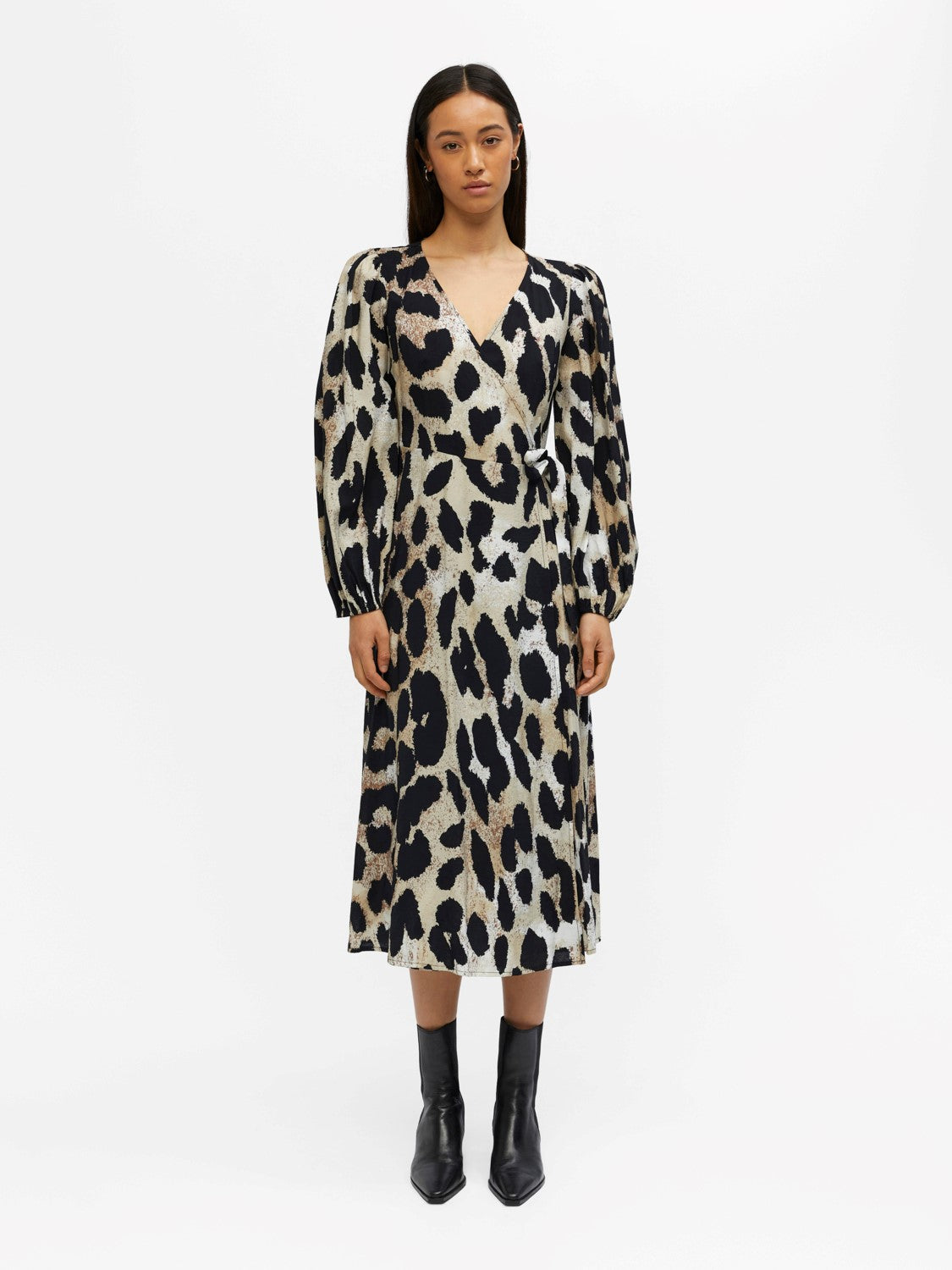 Leonie Wrap Midi Dress