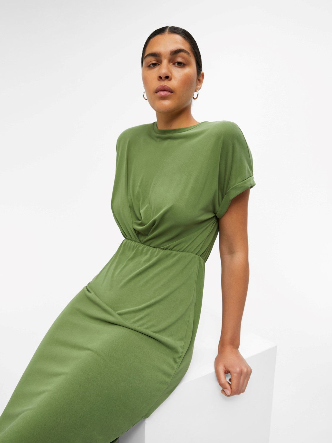 JANNIE DRESS (VINEYARD GREEN)