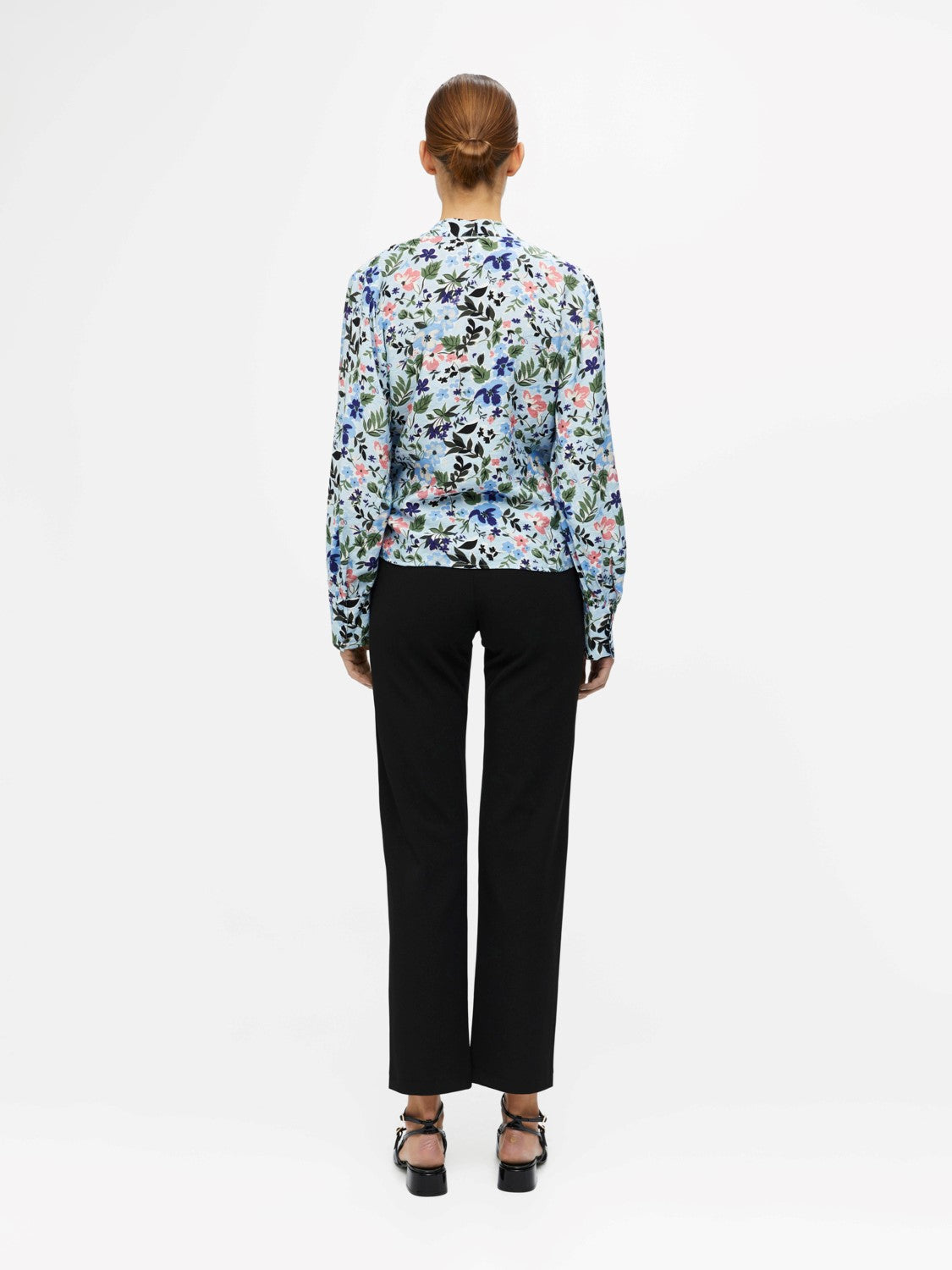 Riga Wrap Top (Serenity Brandied apricot flower)