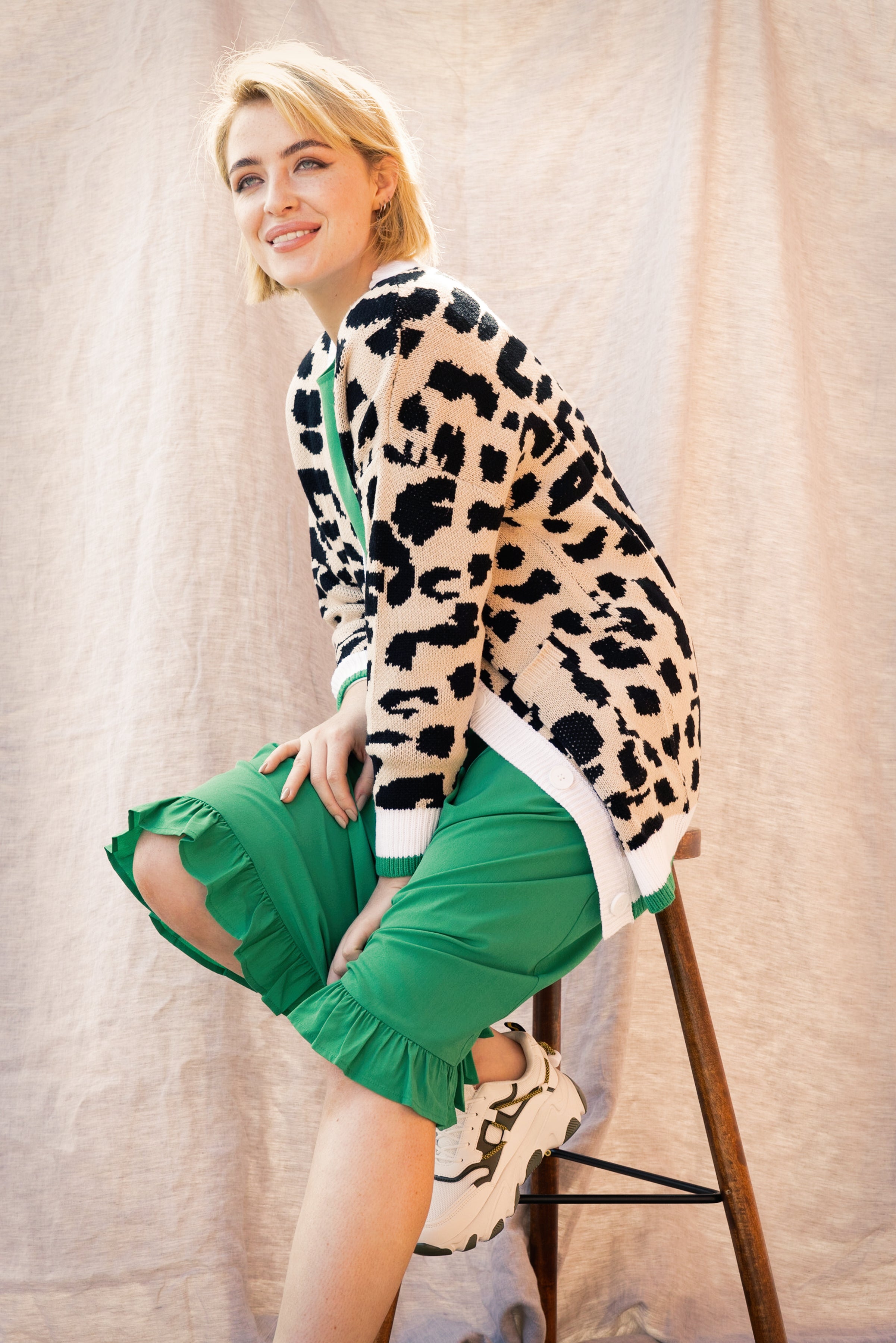 OH MOLLY Leopard Cardigan