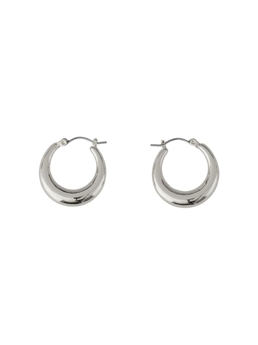 Sassy Hoop Earrings (Silver)