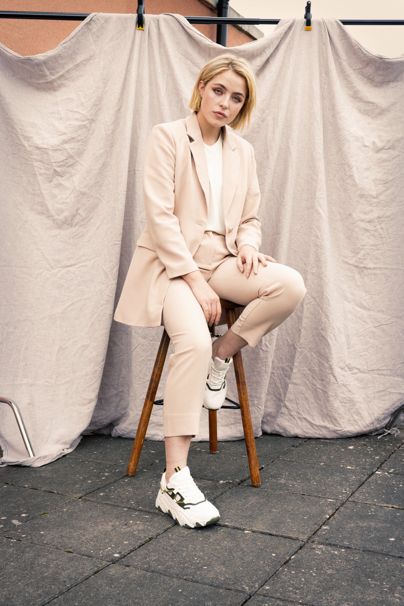 OH MOLLY Trousers Beige