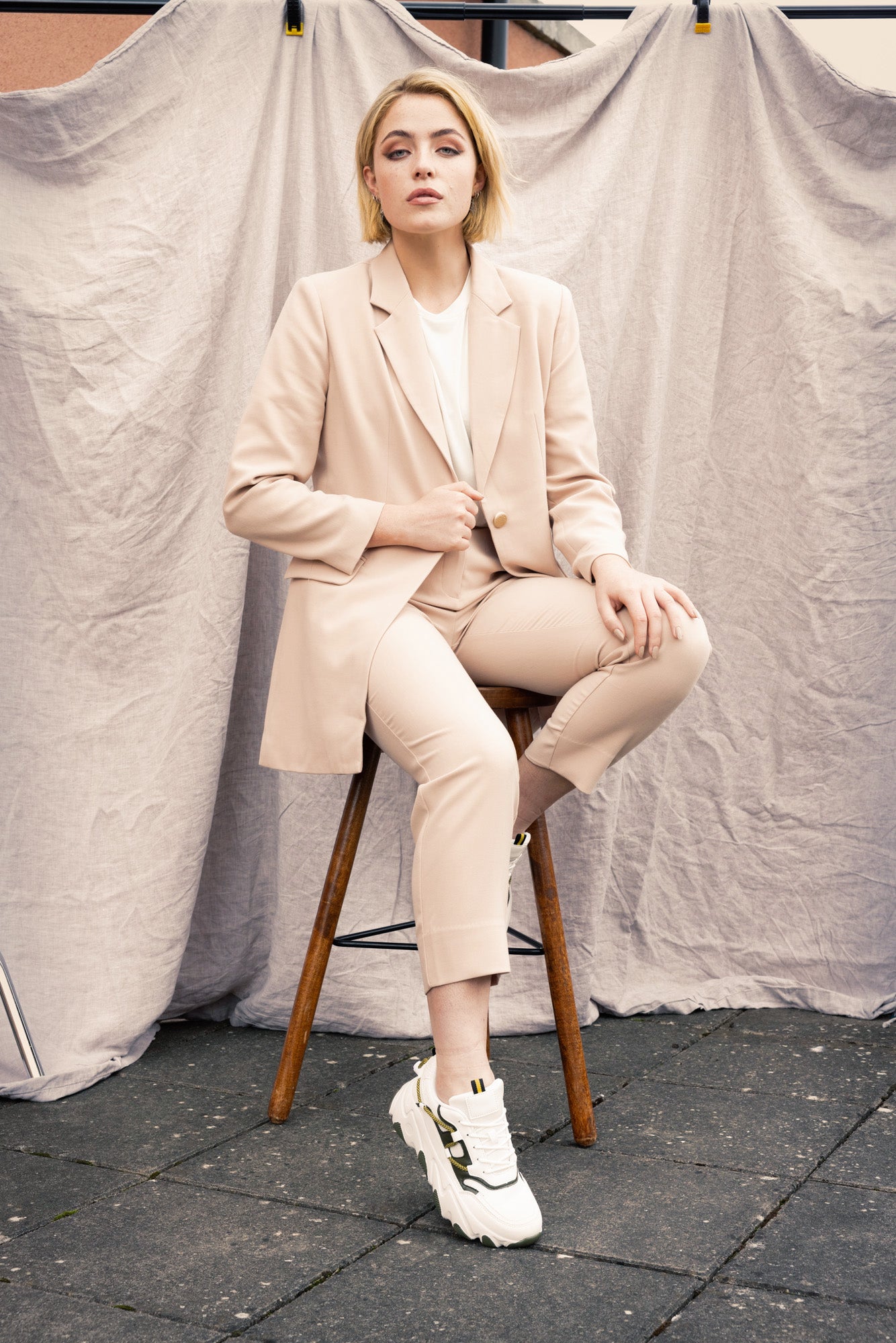 OH MOLLY Trousers Beige