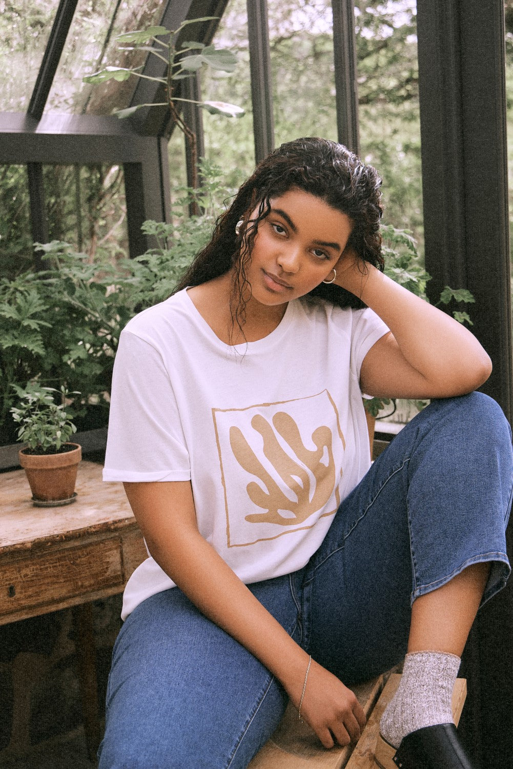 Printa Graphic T-Shirt (Cloud Dancer)