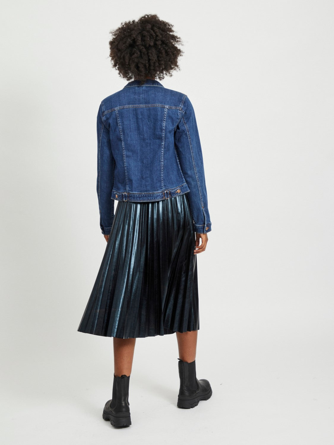 dark blue denim jacket