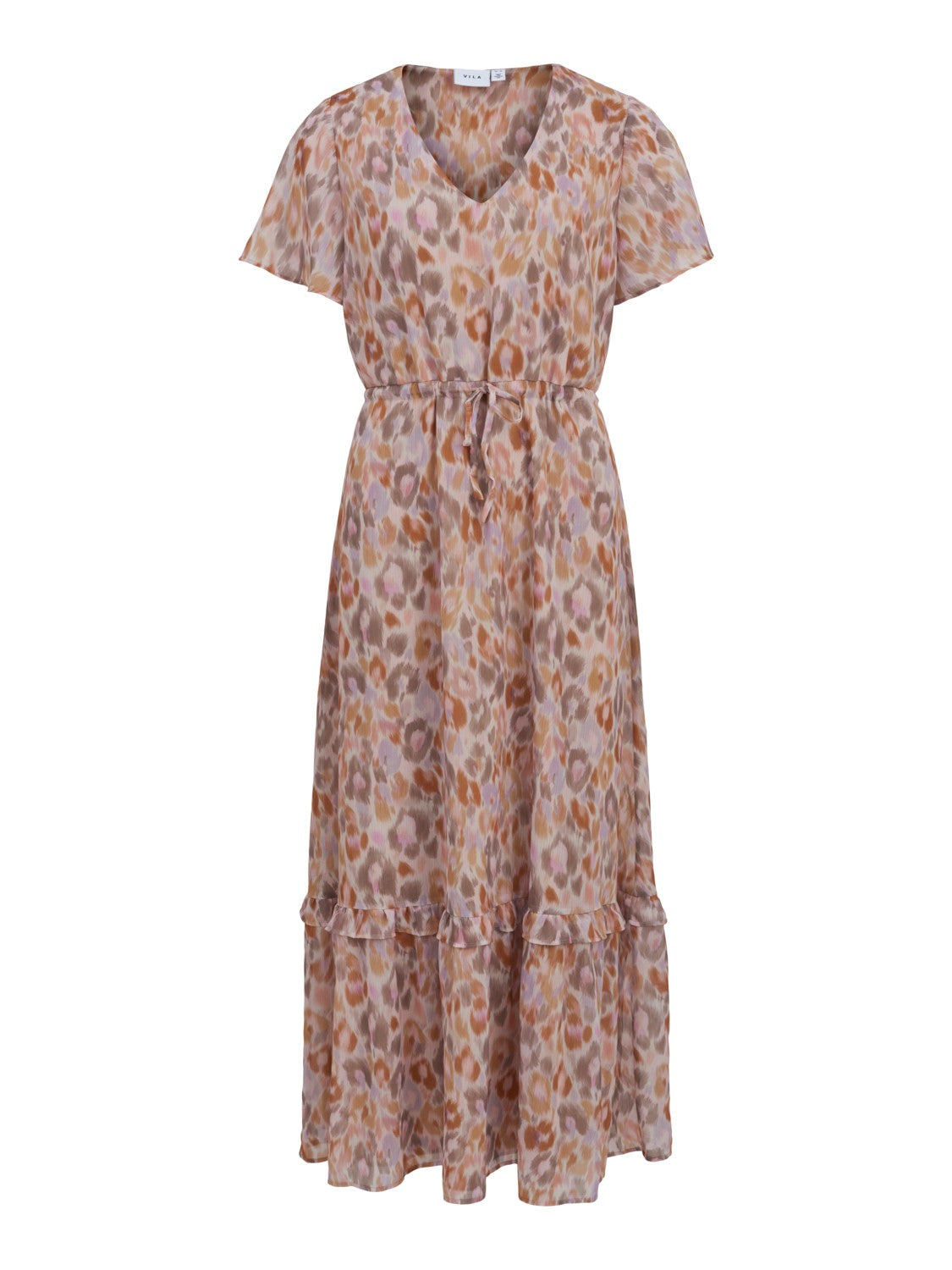 Ladies Midi Dress- Animal Print