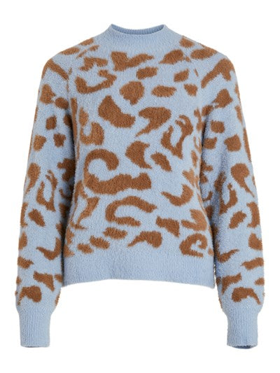 Leo Knit Jumper (Blue)