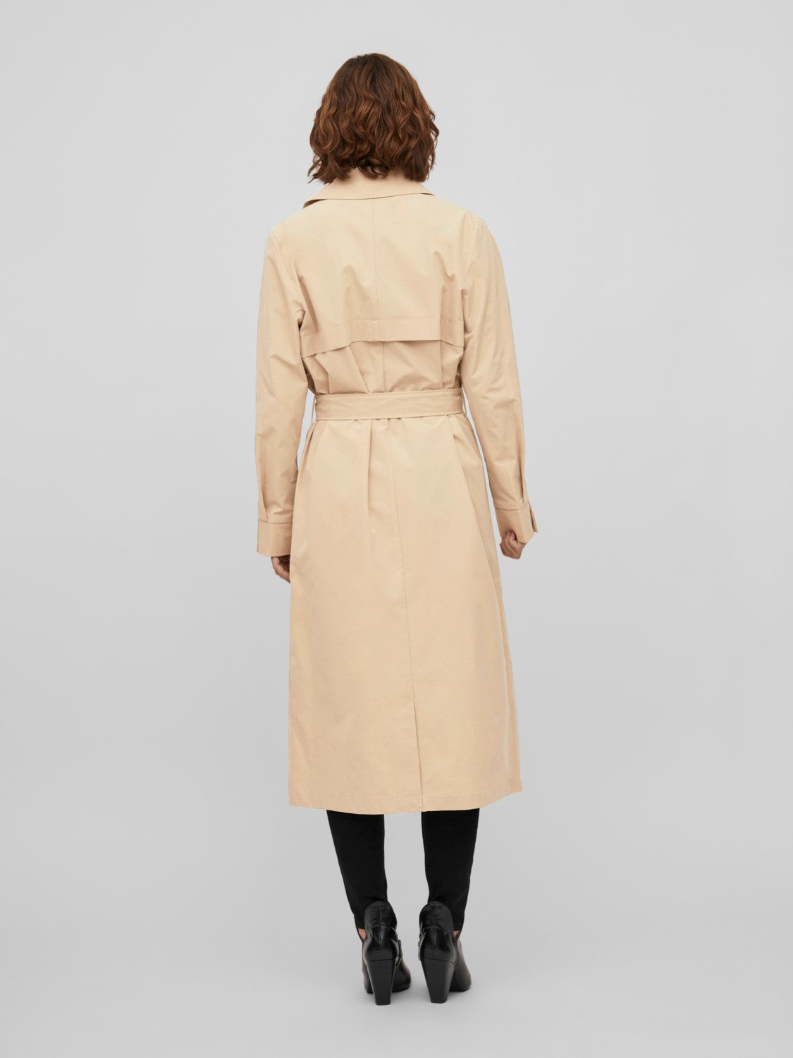 Ersin Long Trench Coat (Sesame)