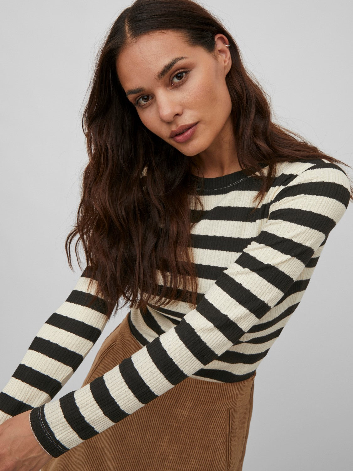 Trippa Stripe Top (Black)