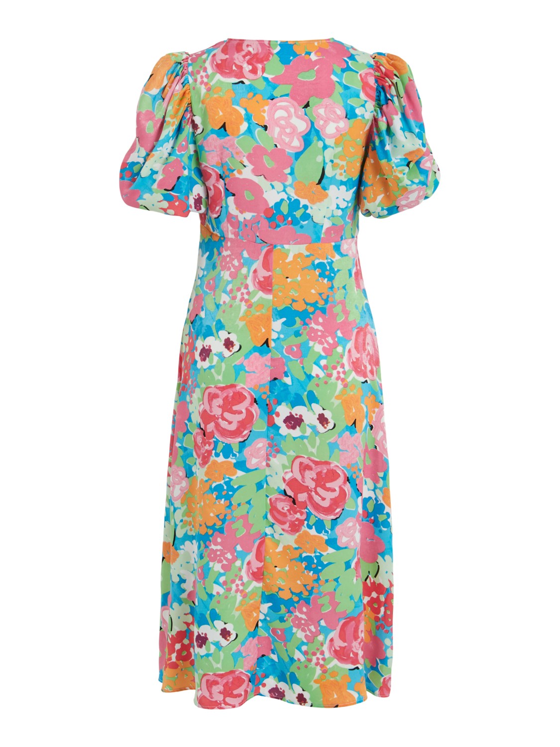 Olina V-Neck Dress (Floral)
