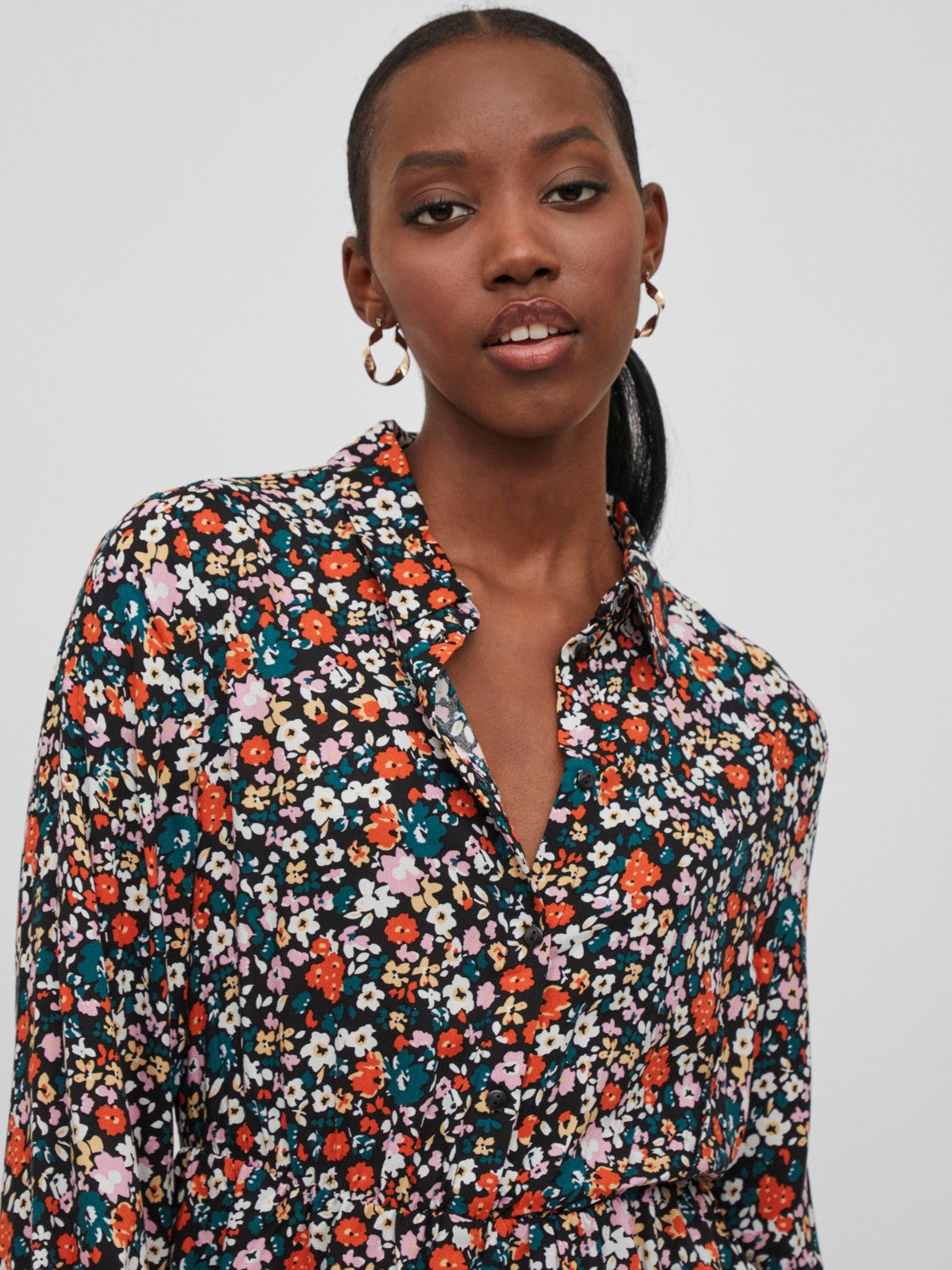 Lucy Shirt Dress (Multi)