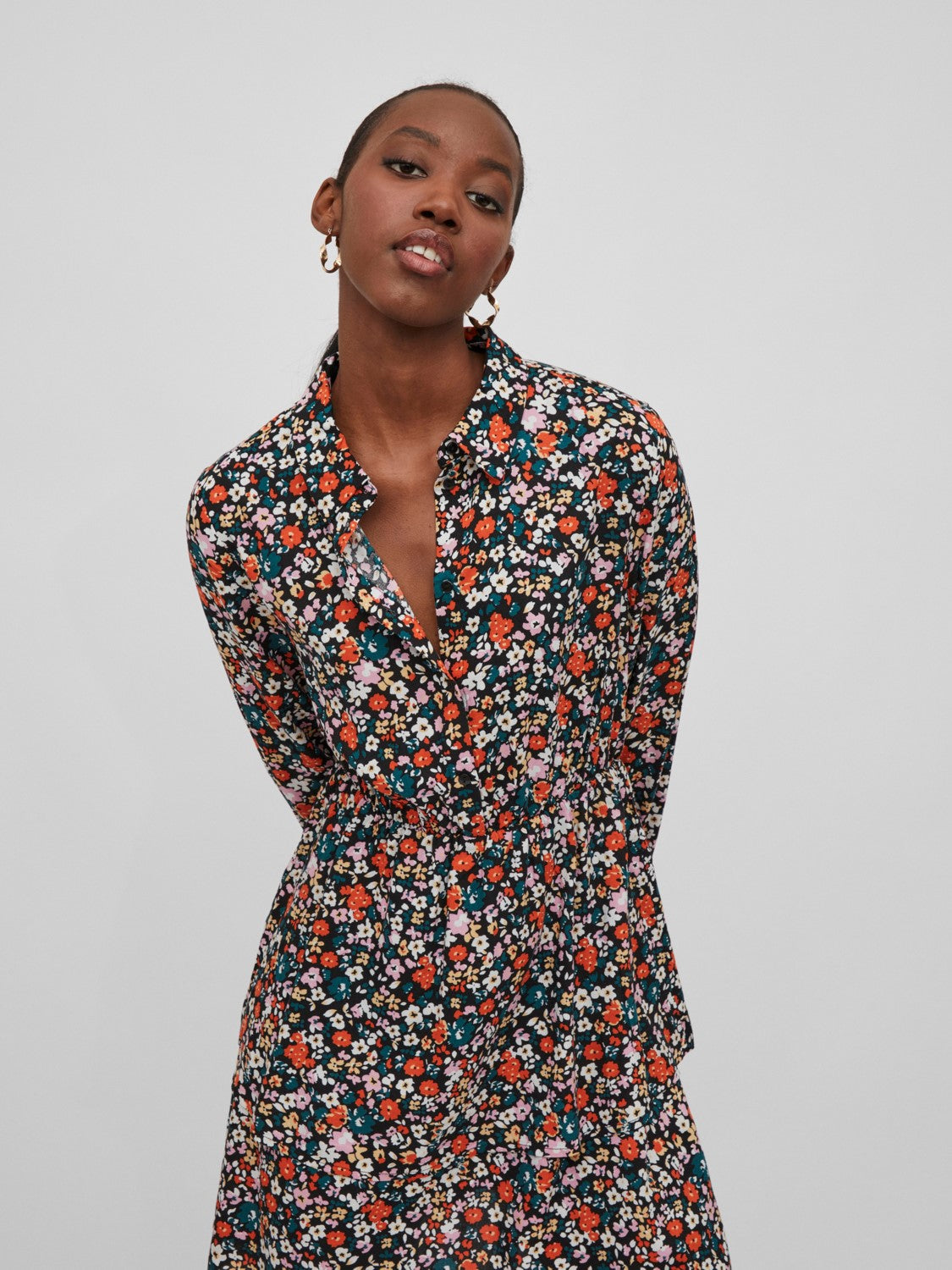 Lucy Shirt Dress (Multi)