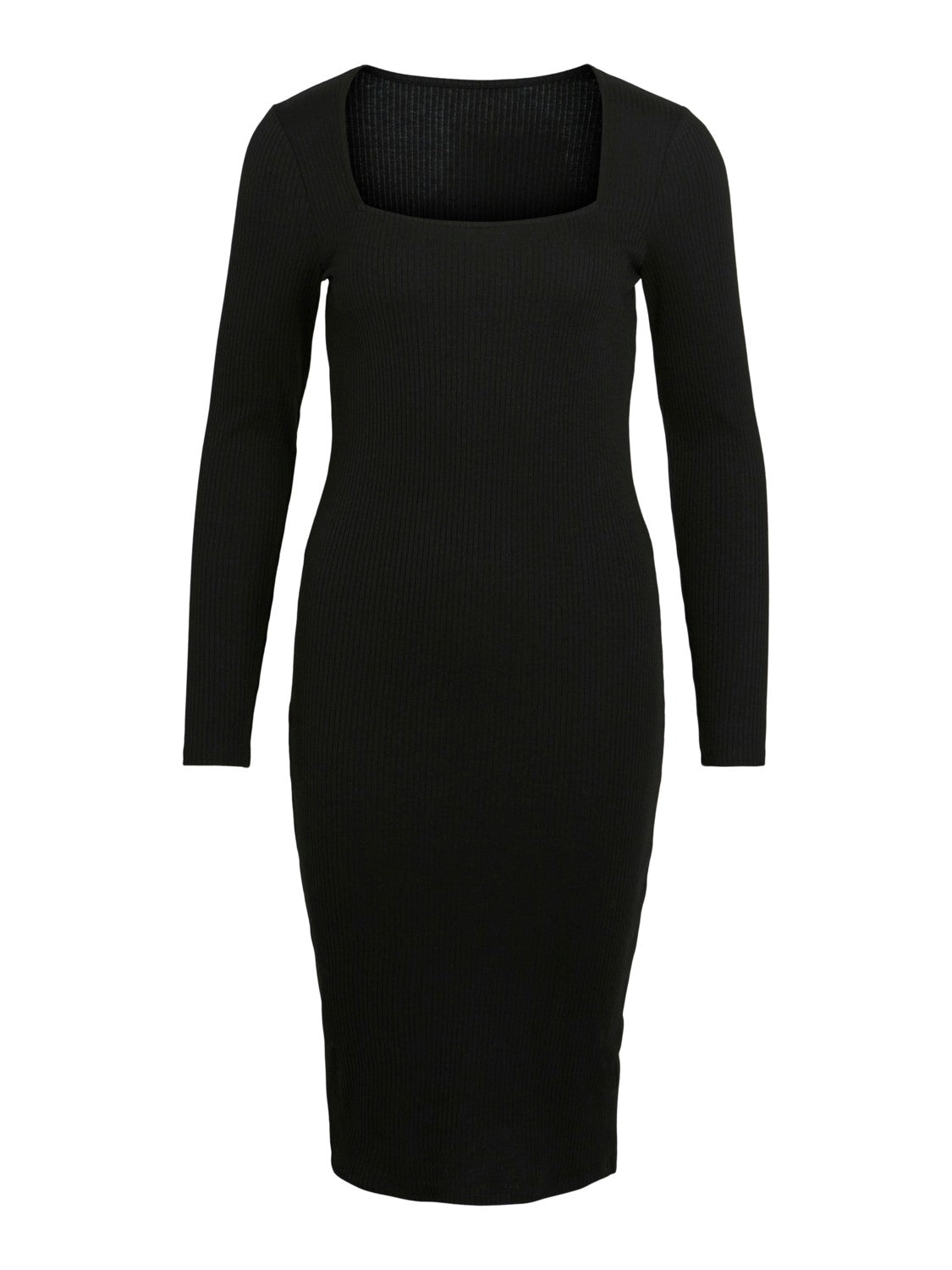 Ria Rib Dress (Black)
