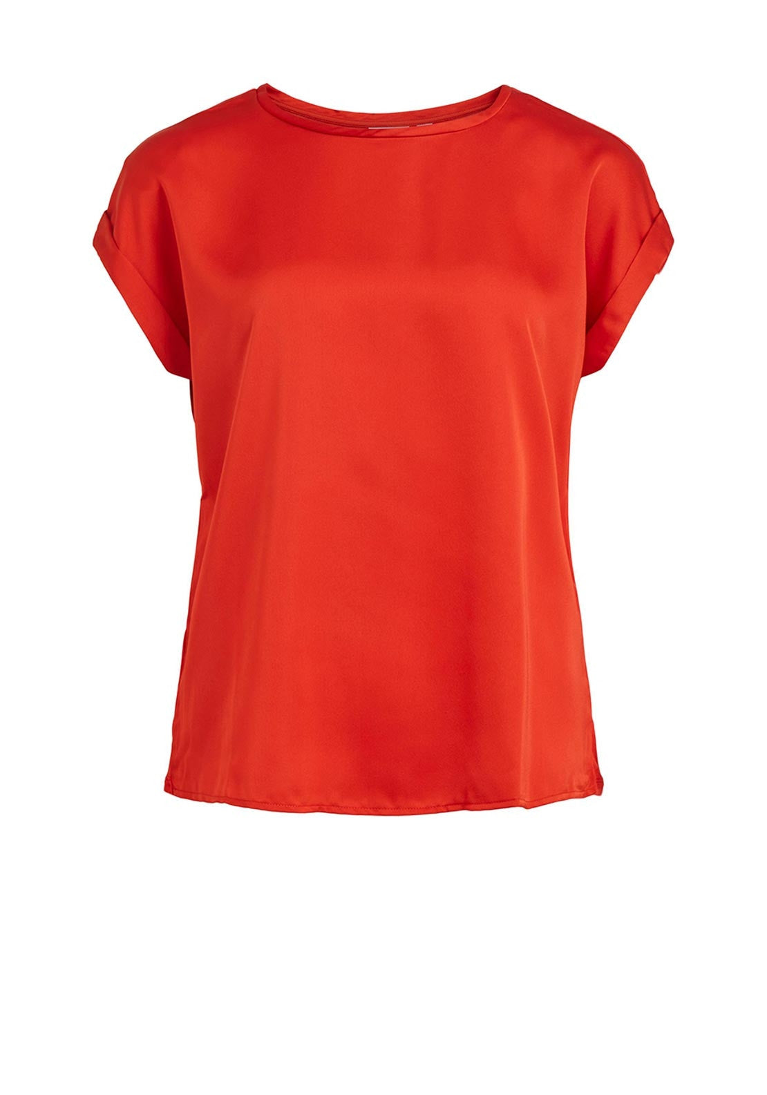 Elle Satin Top (Red)