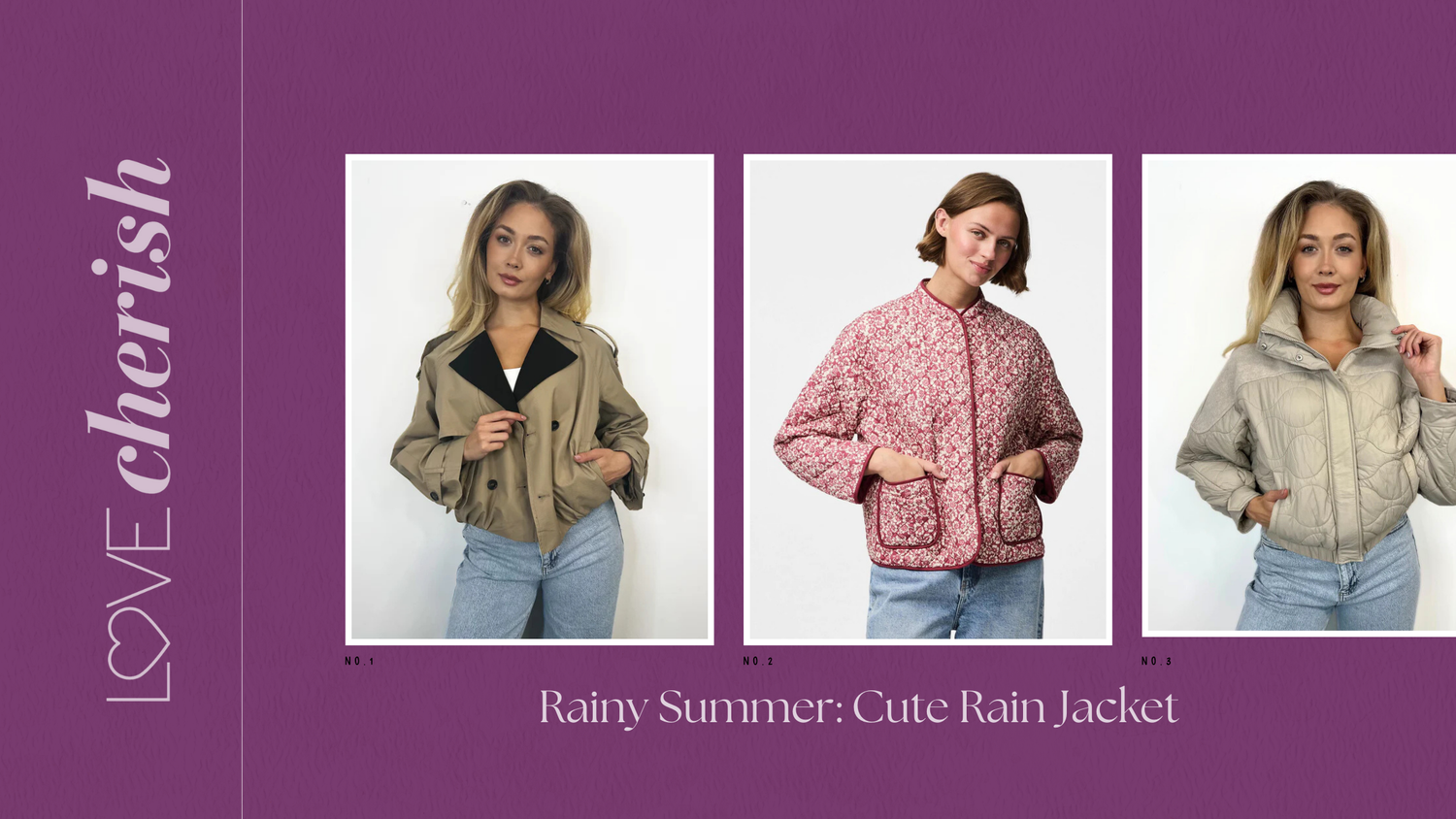 Rainy Summer: Cute Rain Jacket