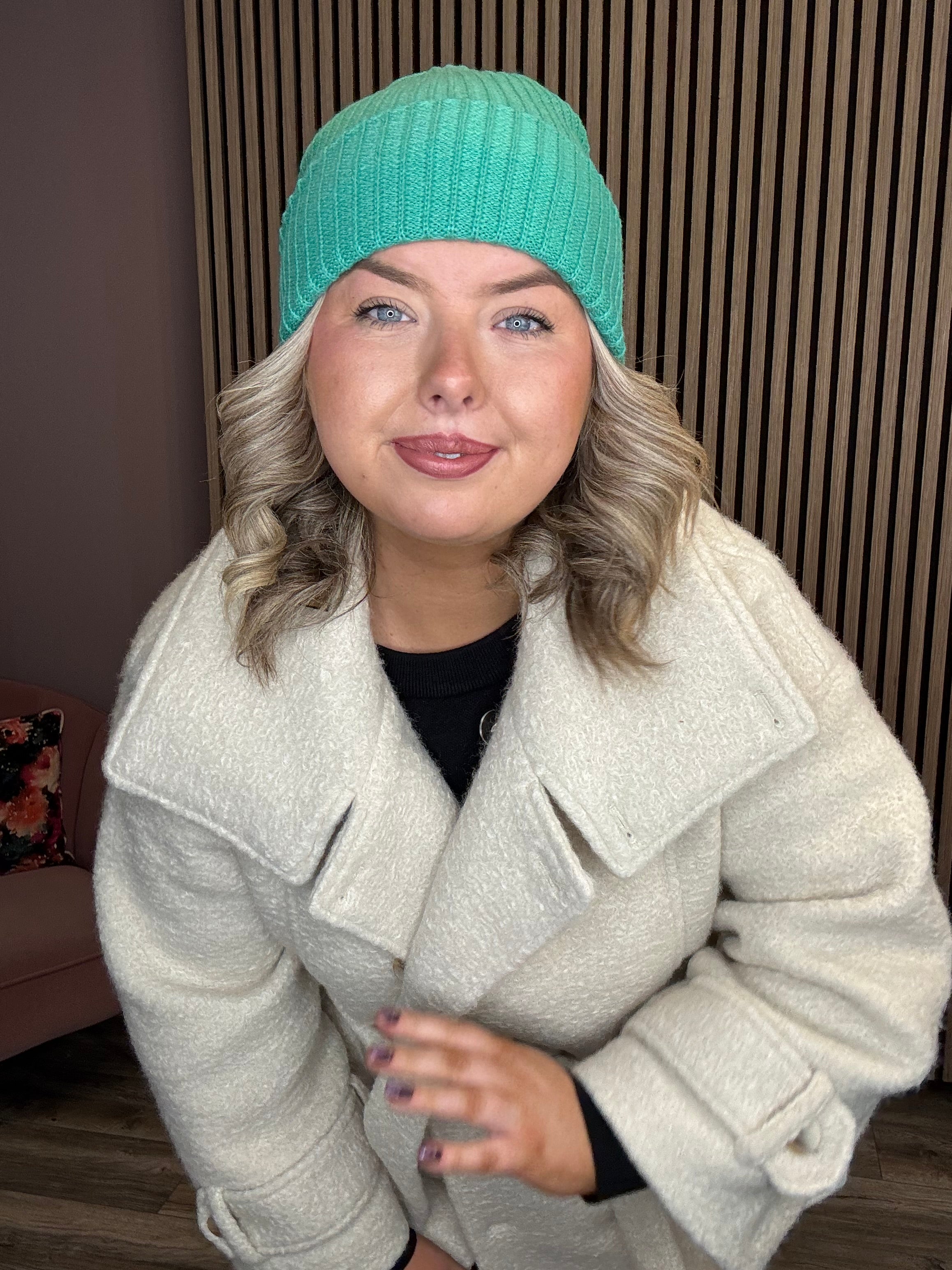 Hexo  Chunky Beanie (Winter Green)