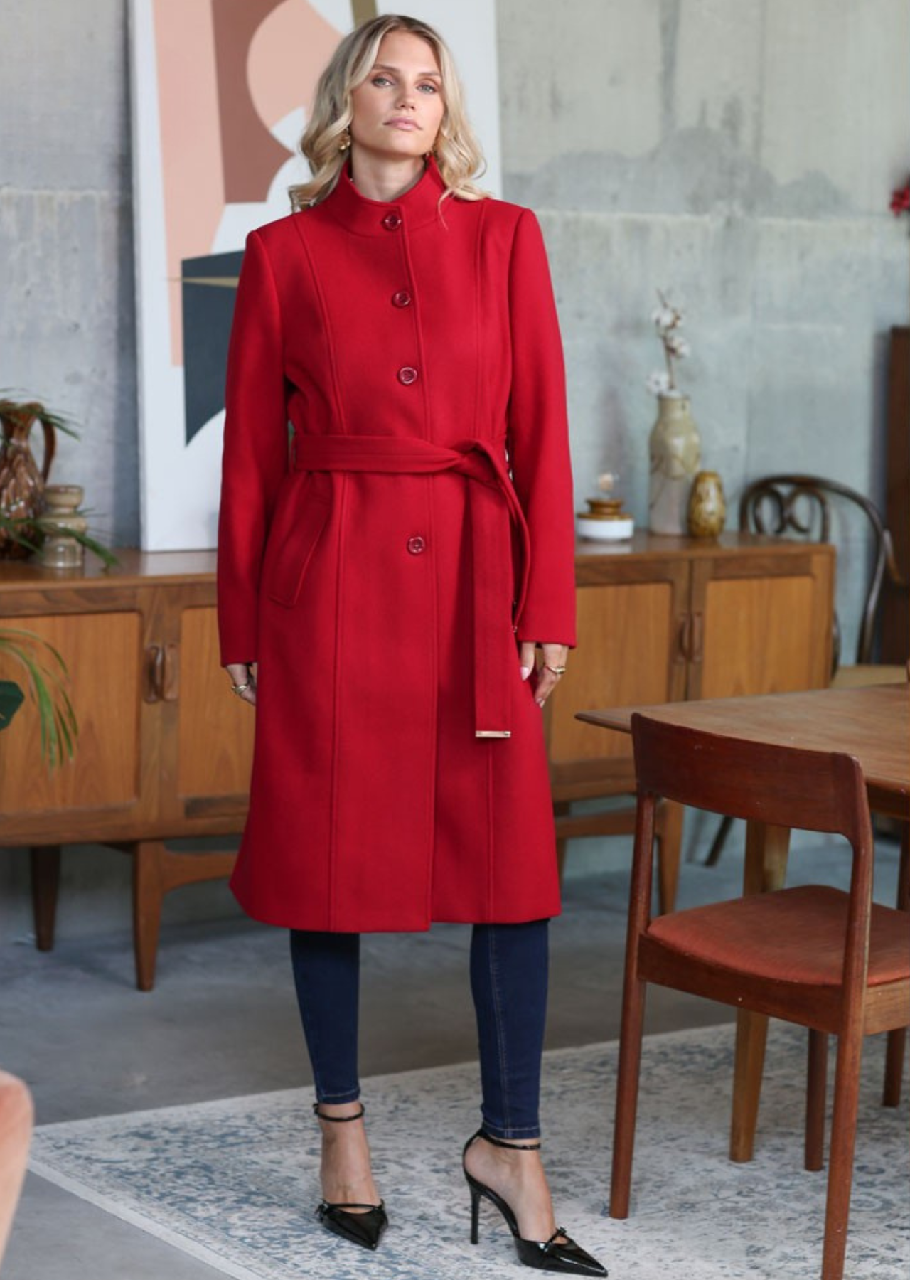 Amanda Coat (Red)