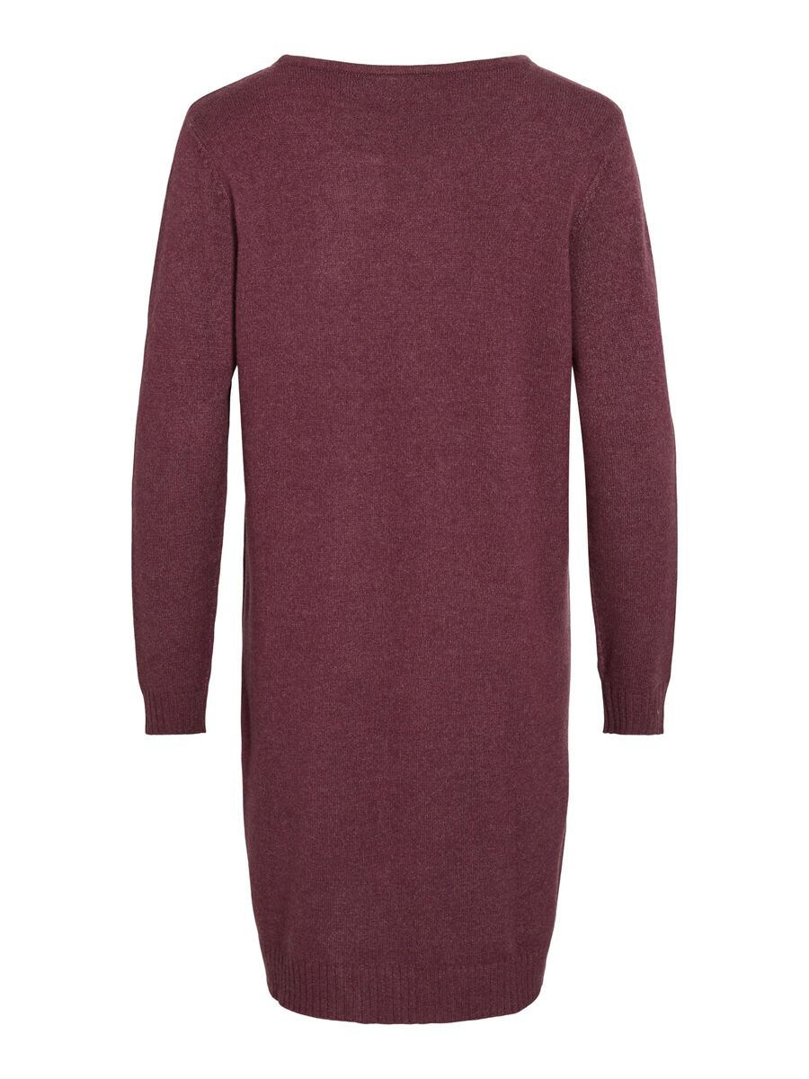 Sienna Knit Dress (Fig/Dark Melanage)