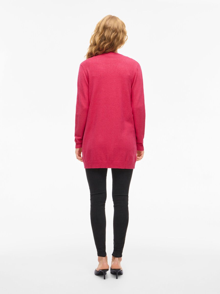 Ashley Open Knit Cardigan (Jazzy/Dark Melange)
