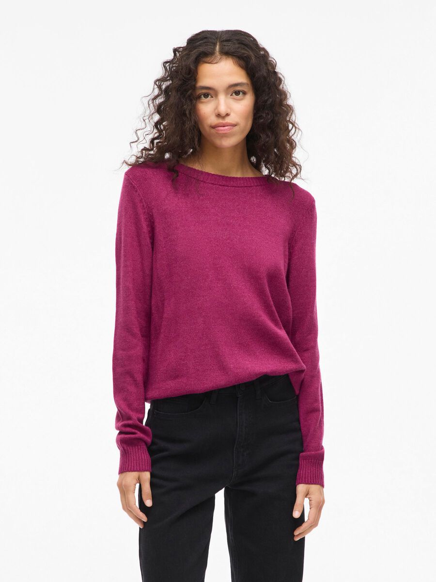 Floria Knitted Jumper (Boysenberry)