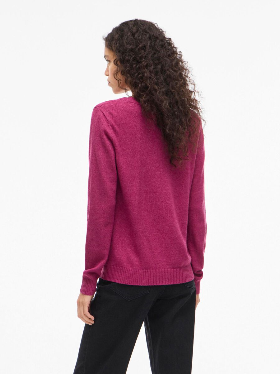 Floria Knitted Jumper (Boysenberry)
