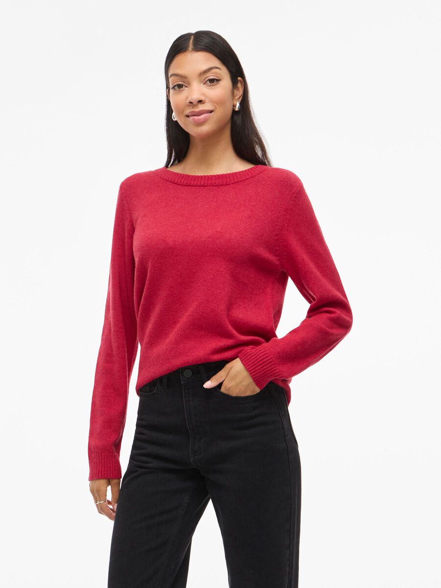 Floria Knitted Jumper (Jester Red)