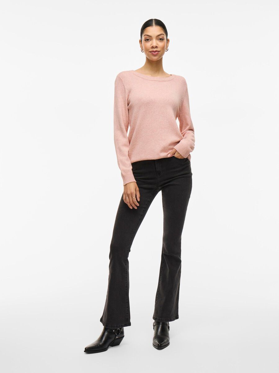 Floria Knitted Jumper (Misty Rose)