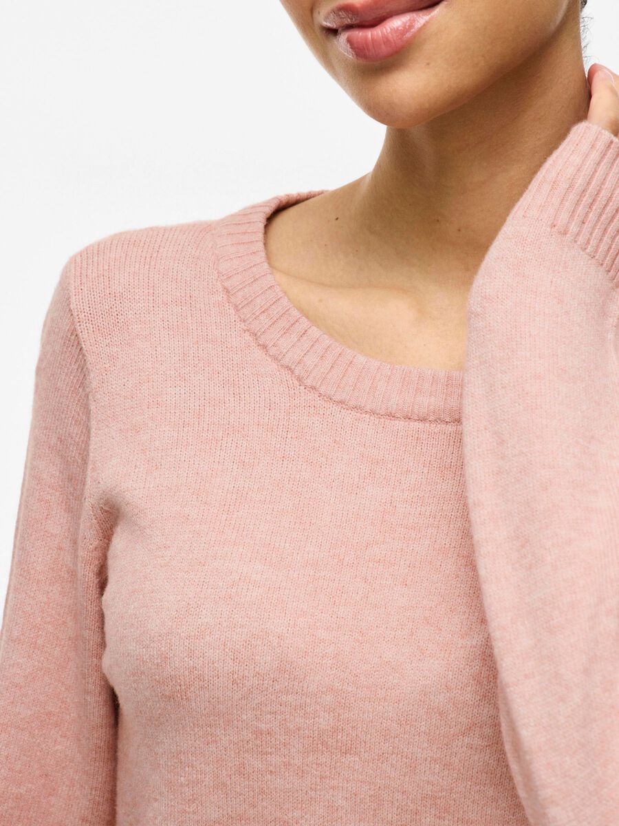 Floria Knitted Jumper (Misty Rose)