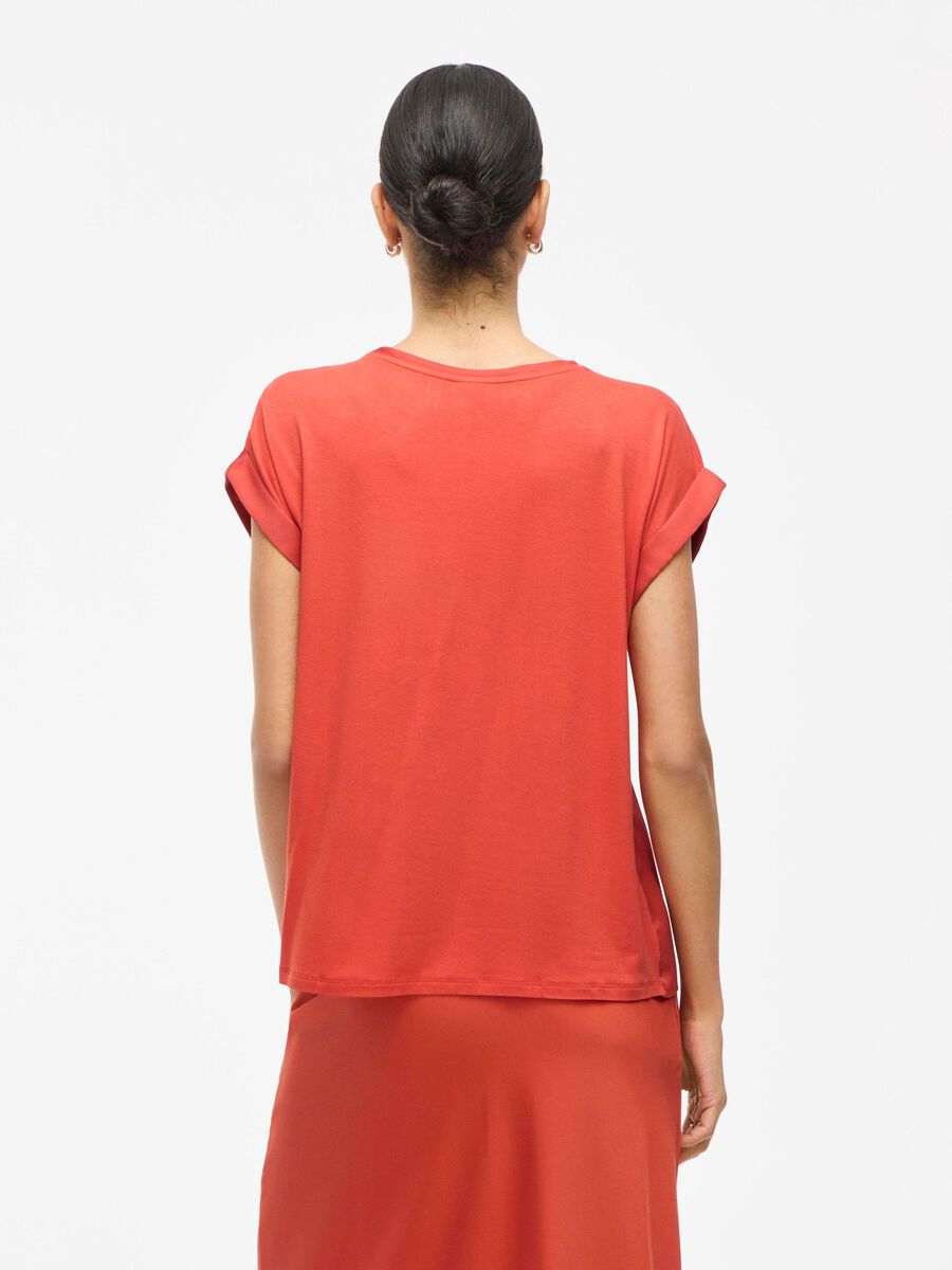 Elle Satin Top (Paprika)