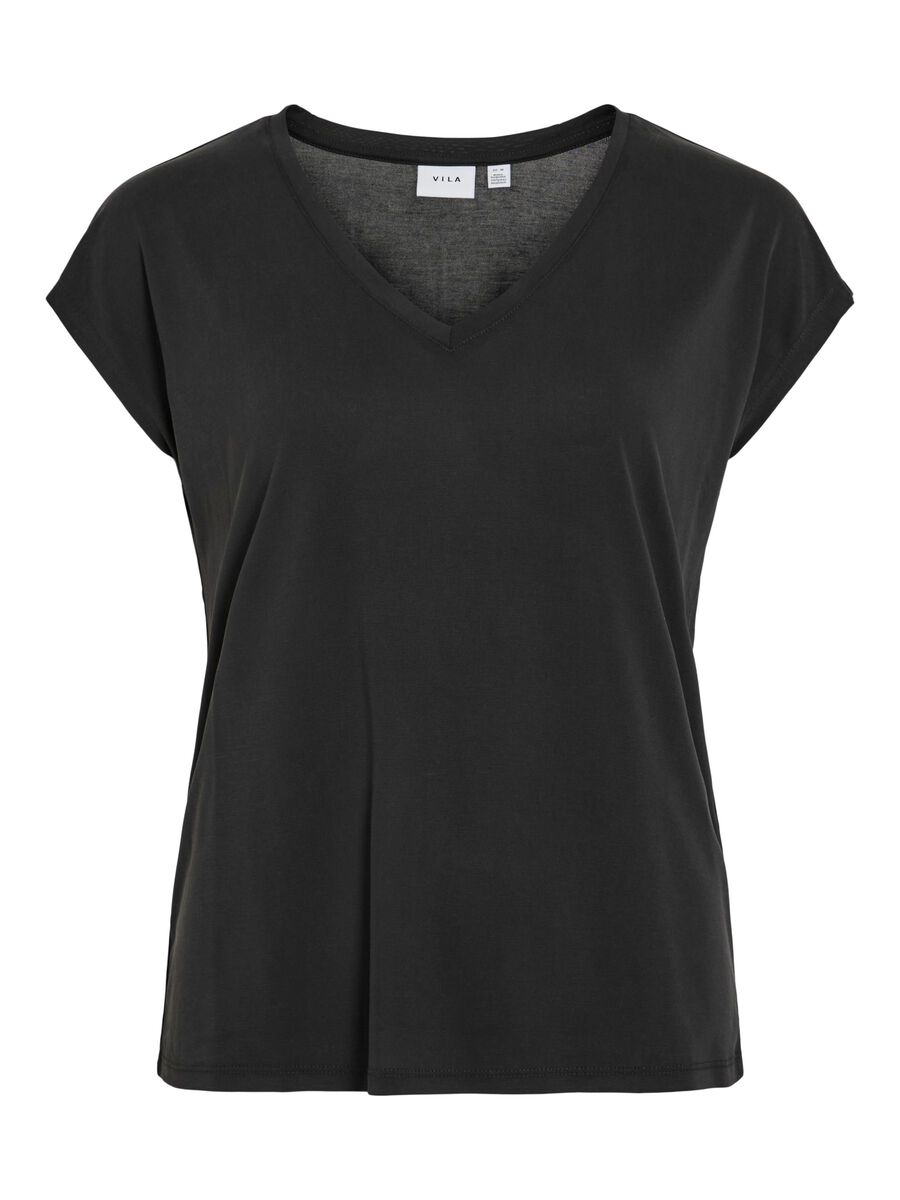 Bonnie V-Neck T-Shirt (Black)