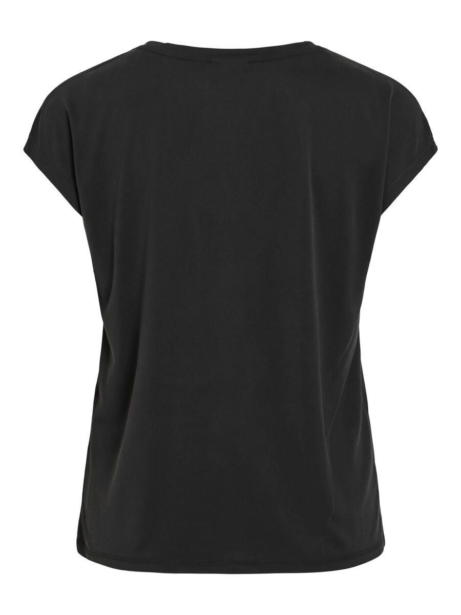 Bonnie V-Neck T-Shirt (Black)