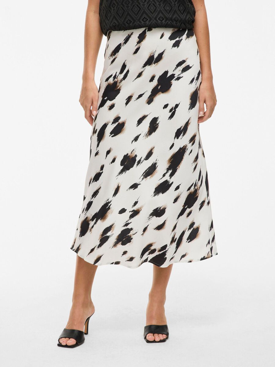 Vielette High Waisted Maxi Skirt (Birch/COI)