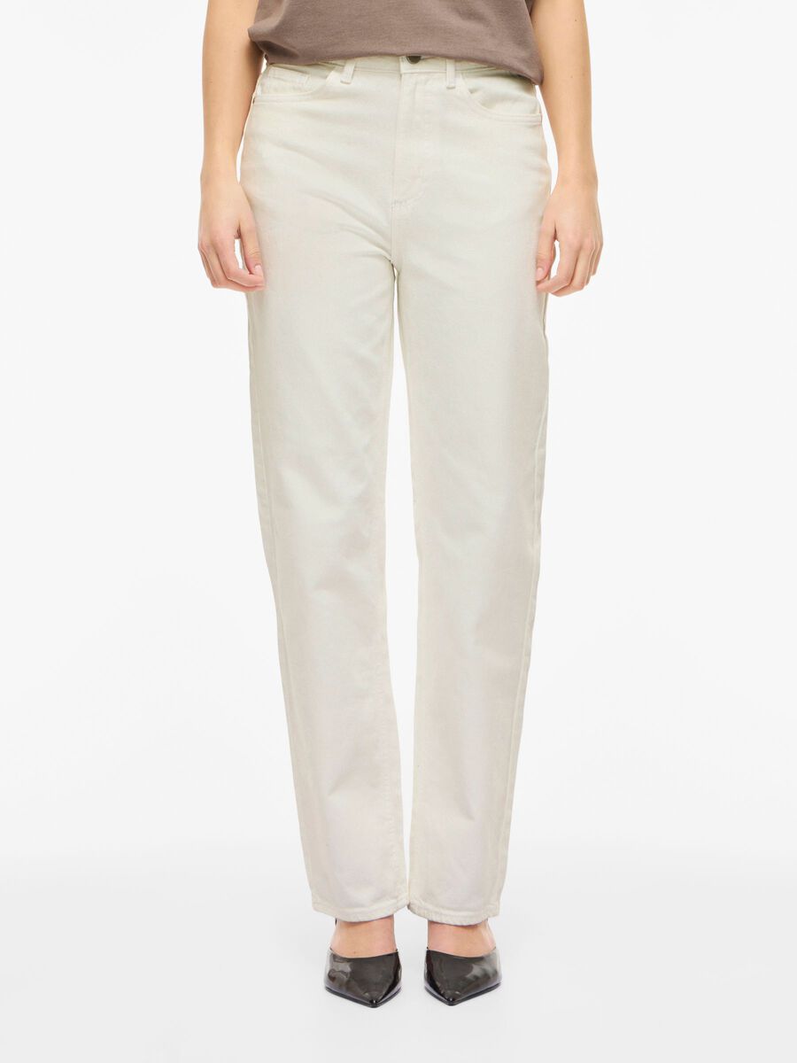 Kelly High Waist Jeans (Cloud Dancer)