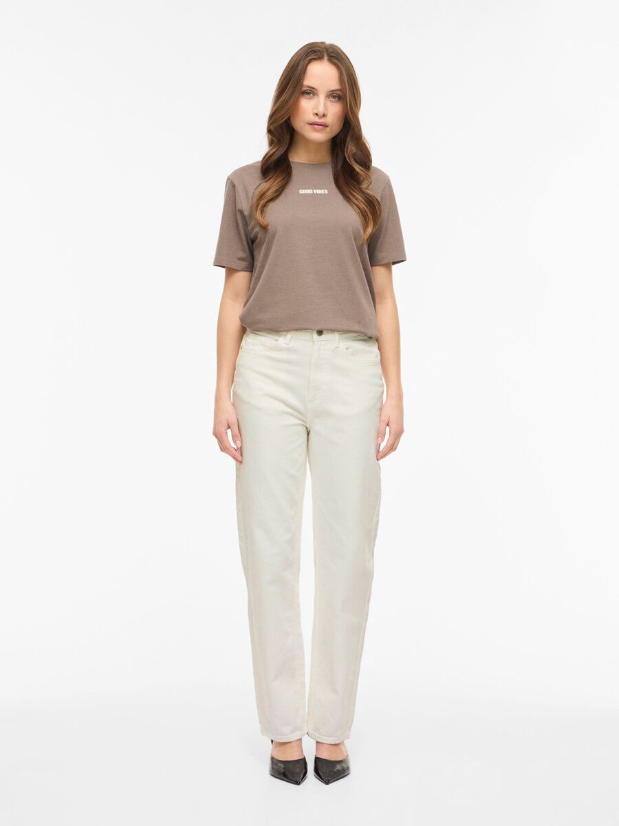 Kelly High Waist Jeans (Cloud Dancer)