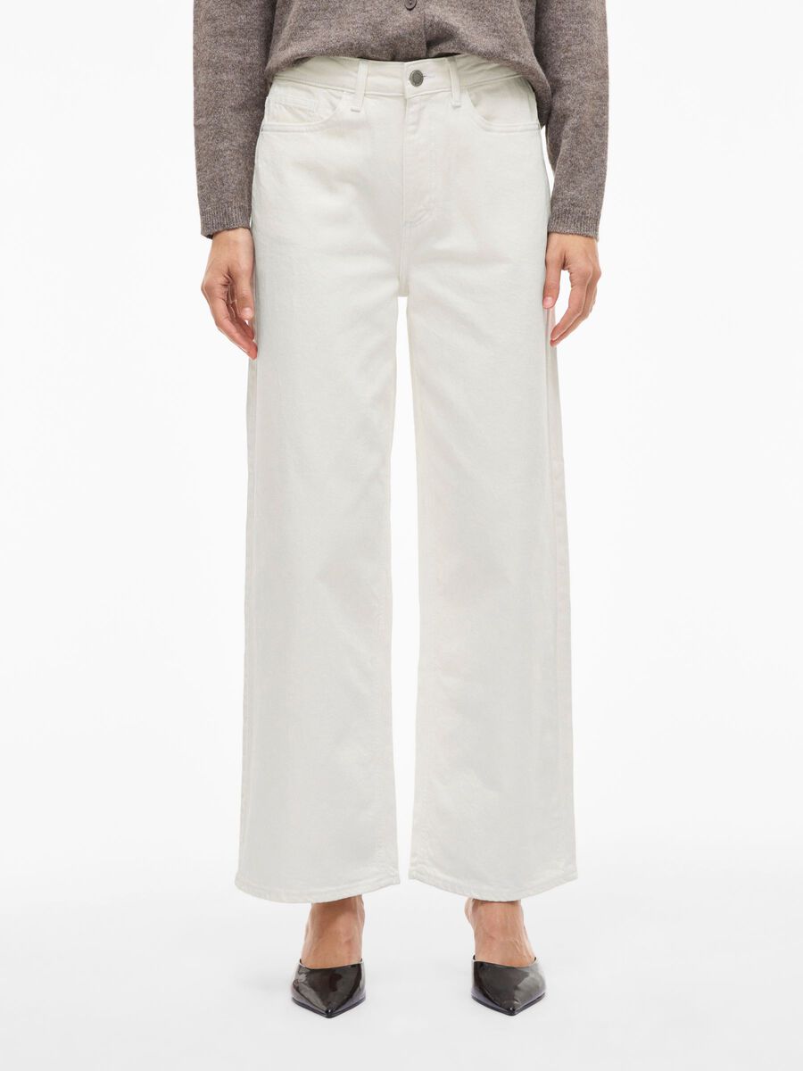 Freya Wide Leg Jeans Regular (Cloud Dancer)