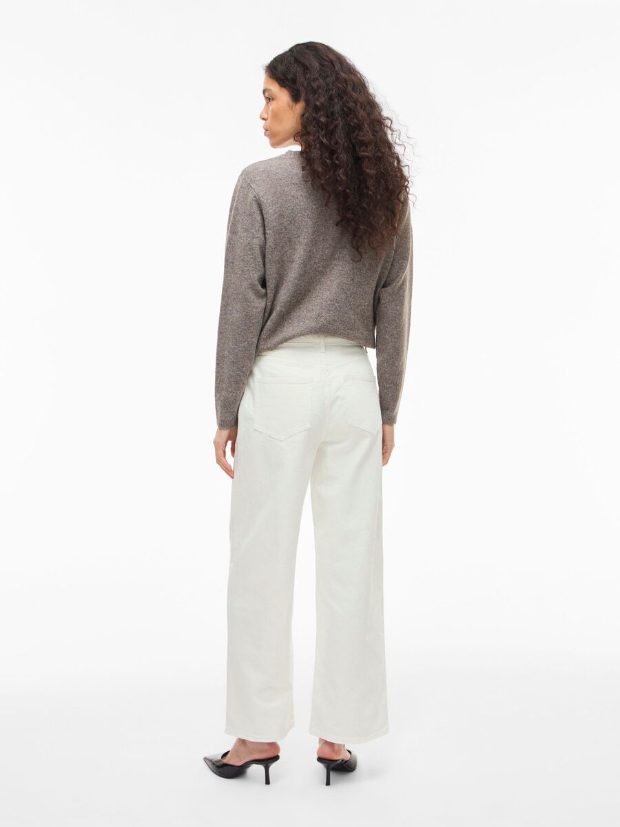 Freya Wide Leg Jeans Regular (Cloud Dancer)