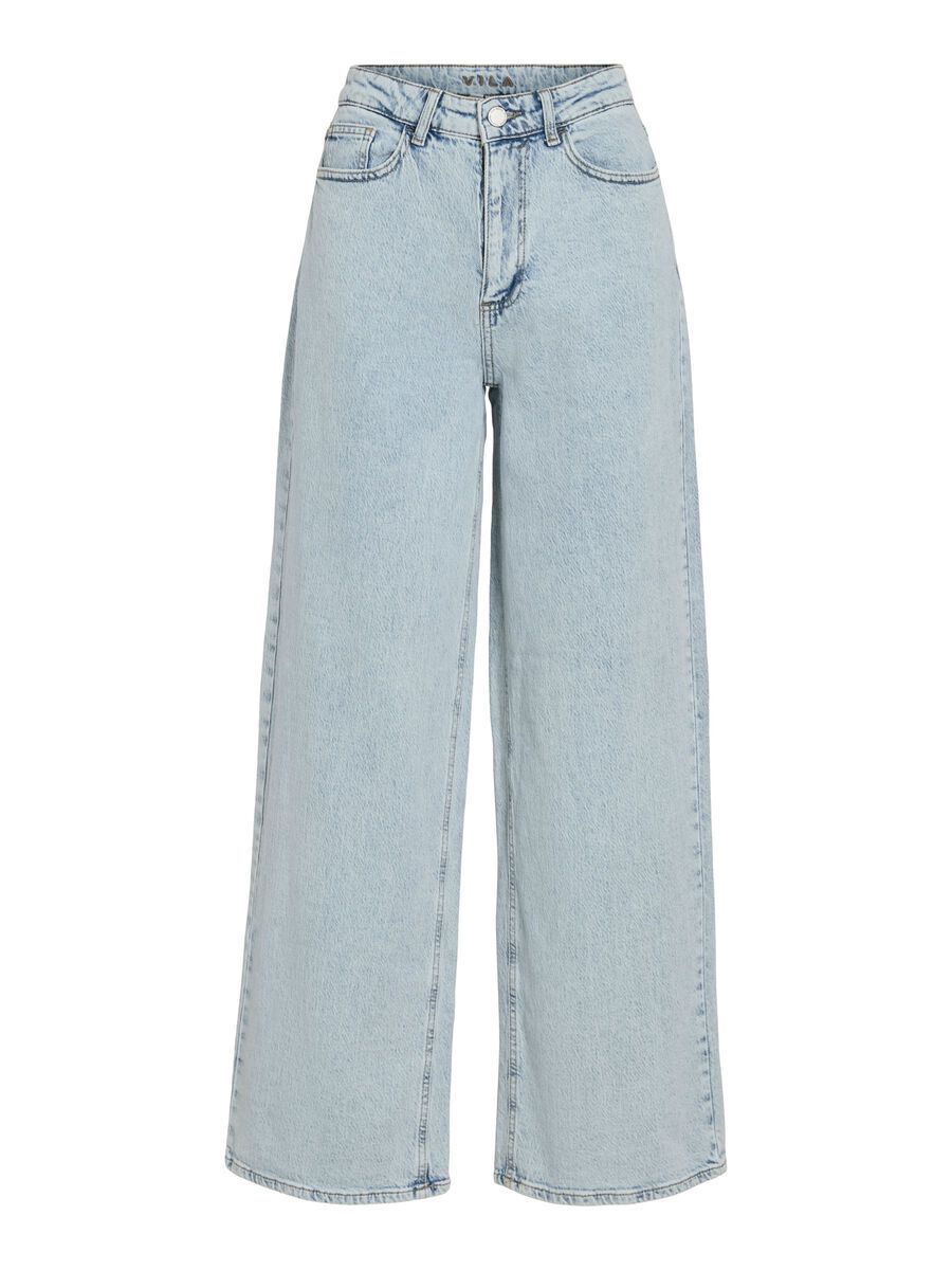 Freya Wide Leg Jeans Long (Light Blue Denim)