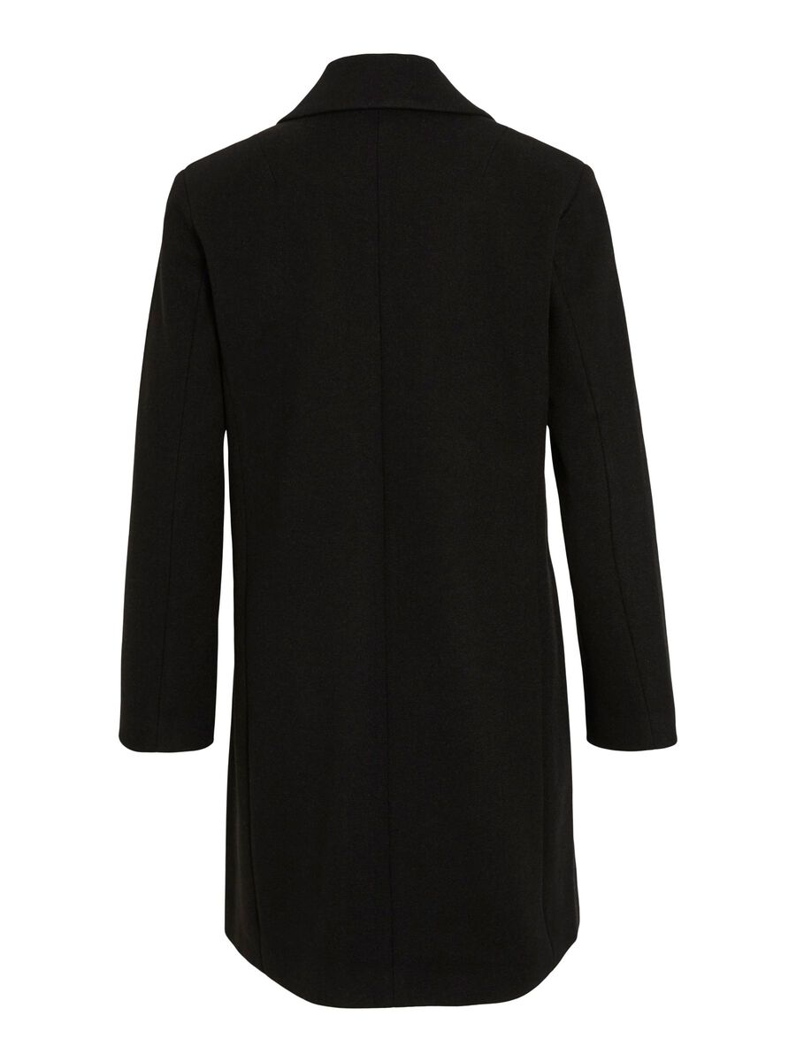 Claudia Button Coat (Black Beauty)