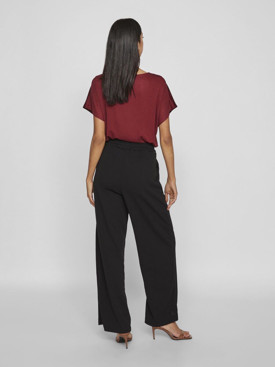 Luna Wide Leg Pants (Black Beauty)