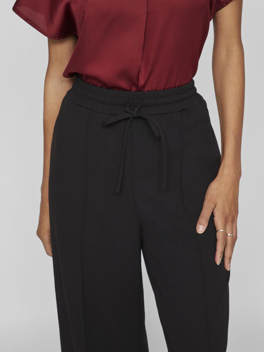 Luna Wide Leg Pants (Black Beauty)