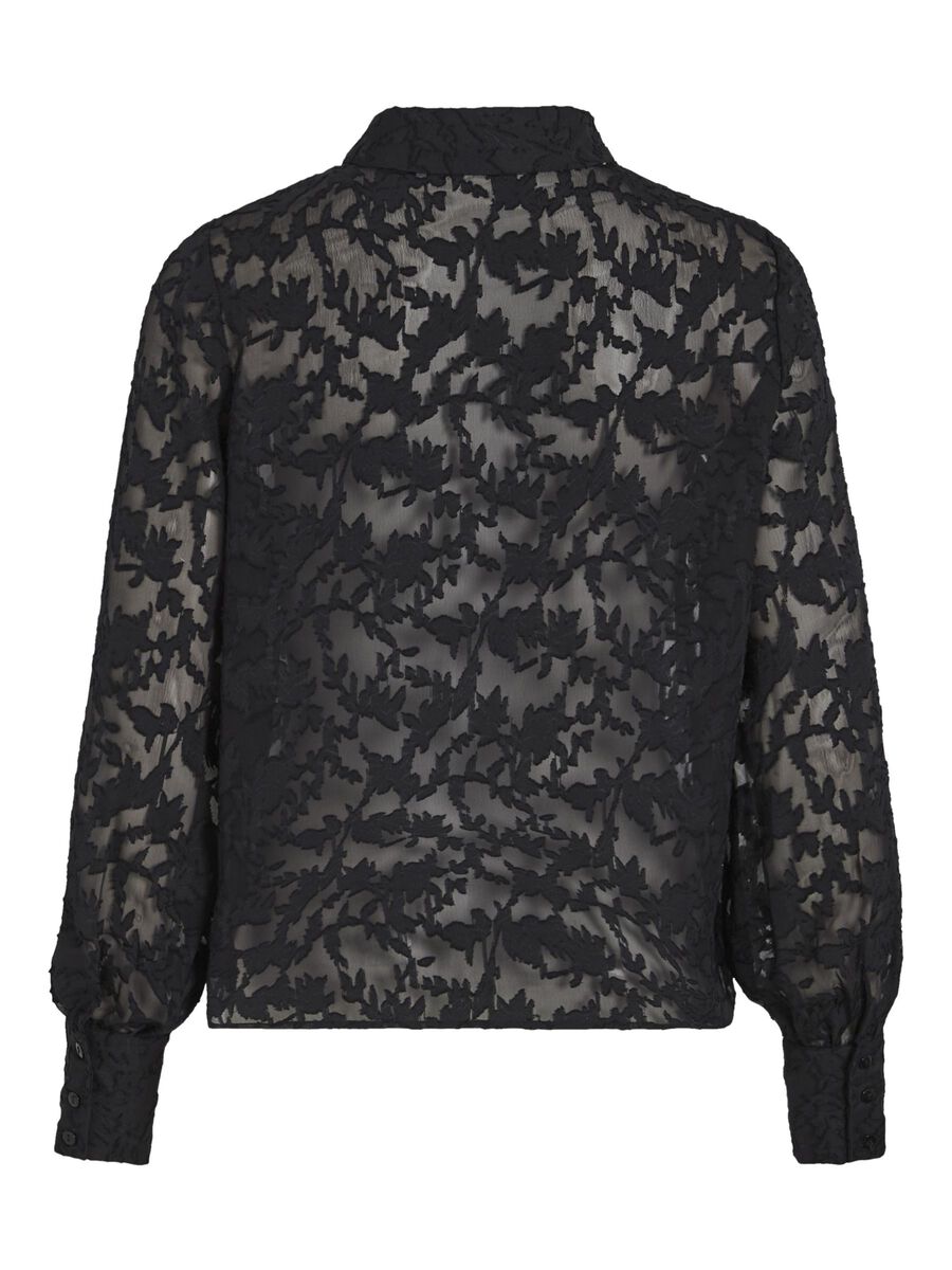 Lema Lace Shirt (Black Beauty)