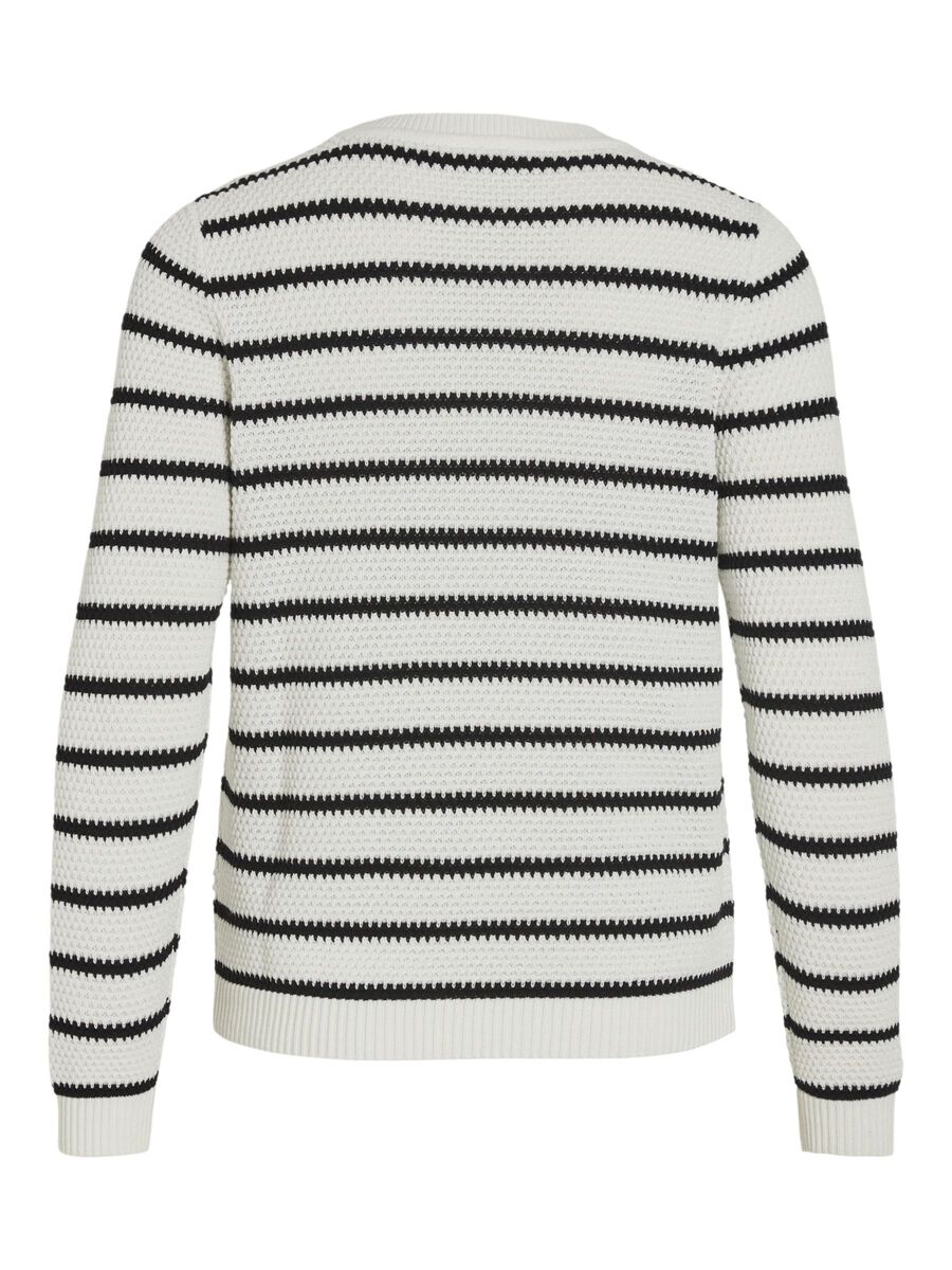 Dalo Stripe Jumper (White/Black)