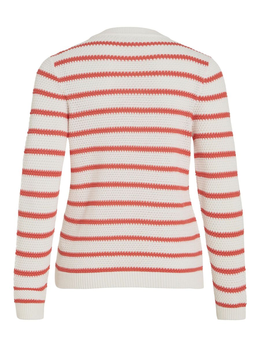 Dalo Stripe Jumper (White/Dubarry)