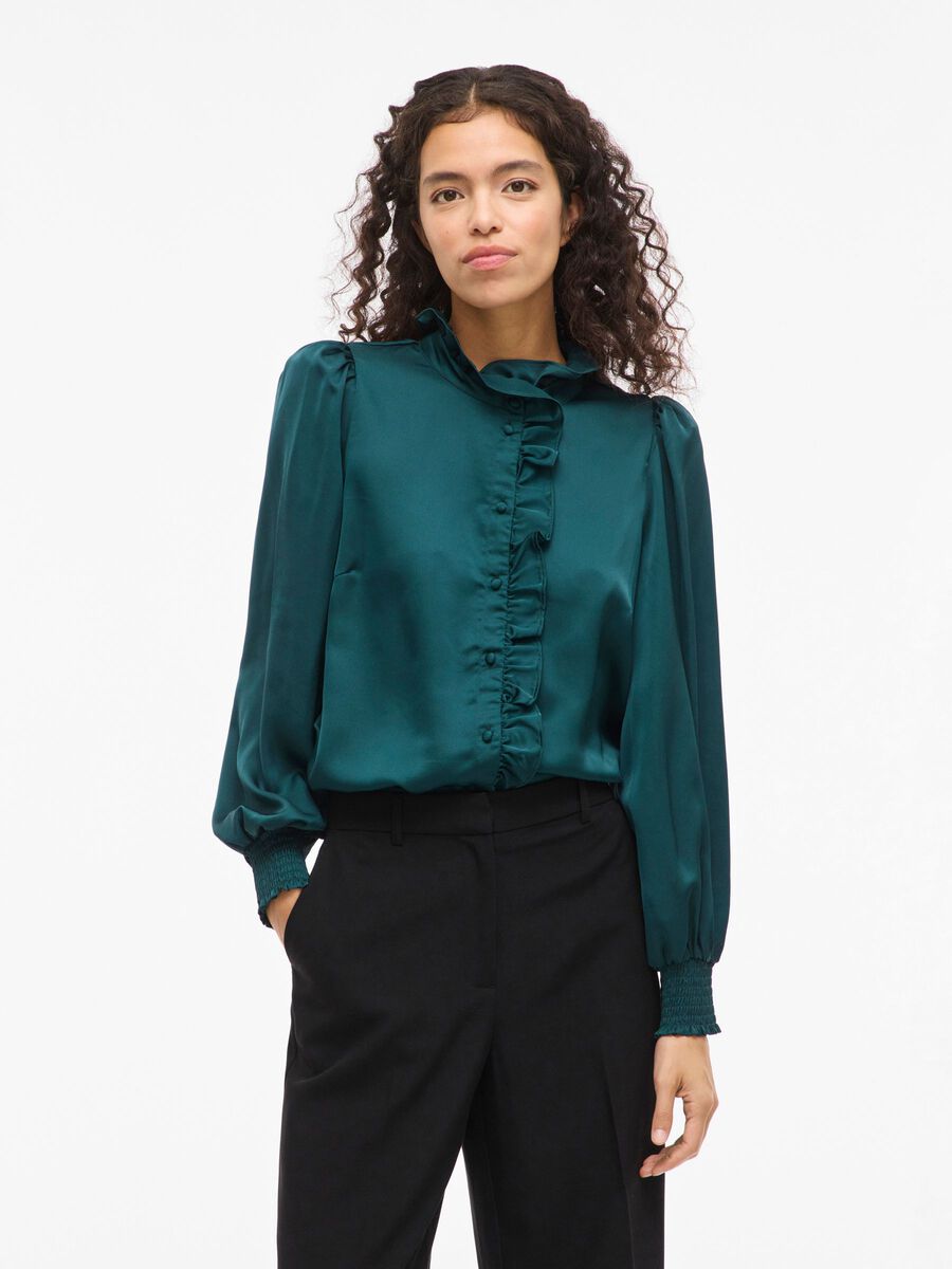 Lydia Frill Shirt (Ponderosa Pine)