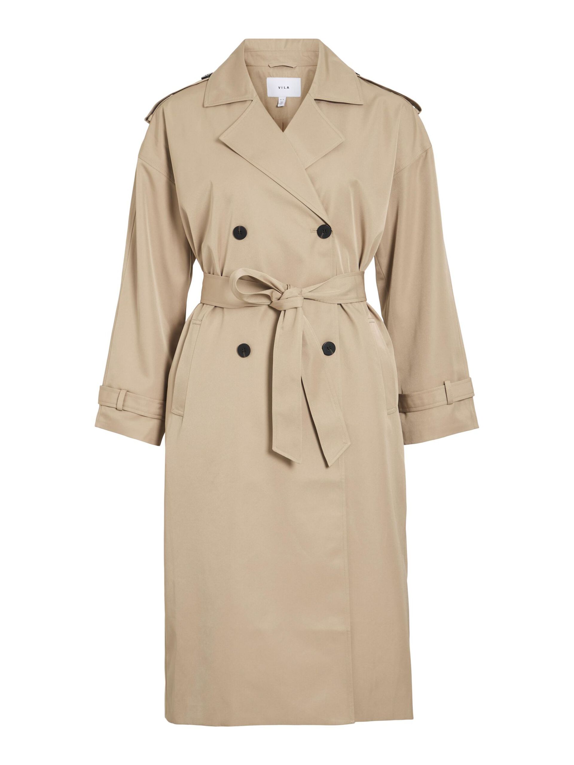 Adel Long Trench Coat (Savannah Tan)