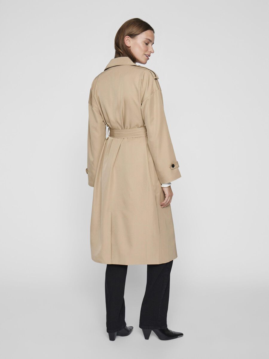 Adel Long Trench Coat (Savannah Tan)