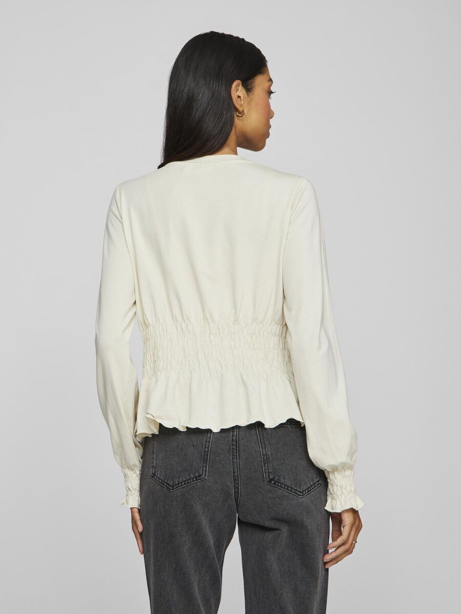 Kiki Shirred Top (Birch)